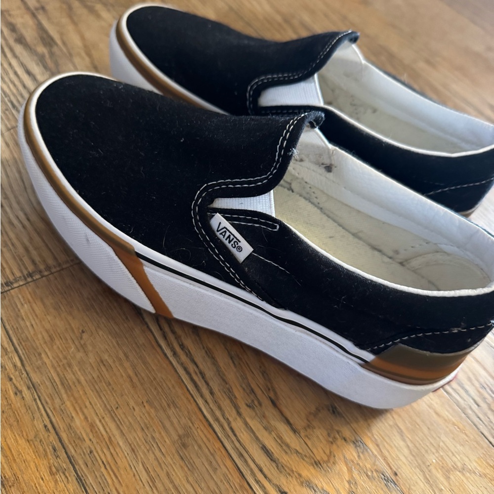 Vans Black Slip-On Sneakers